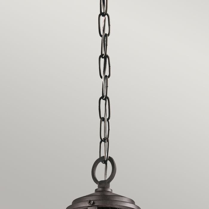Elstead Lighting Lyndon 1 Light Small Chain Lantern - Architectural Bronze