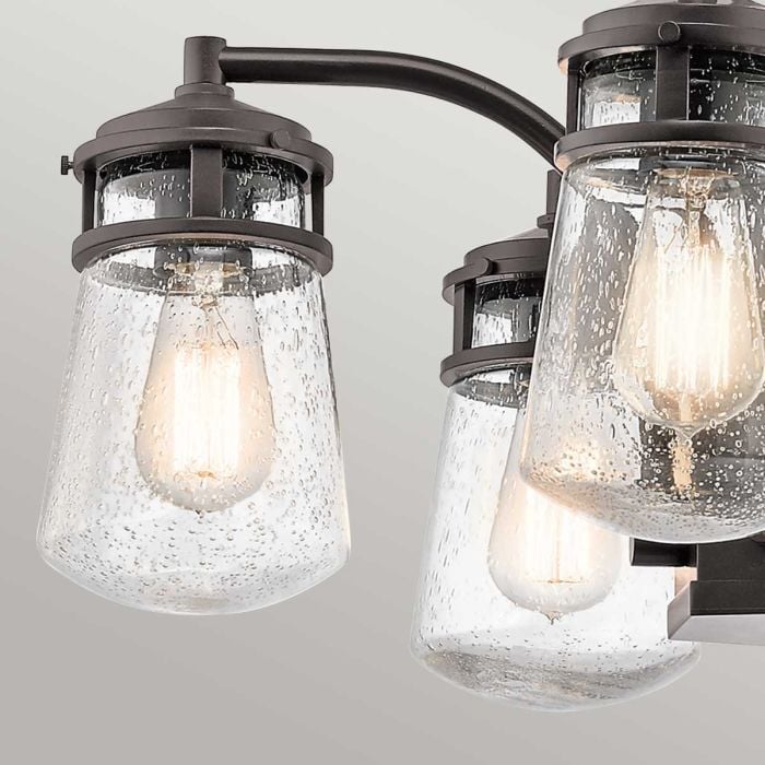 Elstead Lighting Lyndon 5 Light Outdoor Chandelier - Architectural Bronze