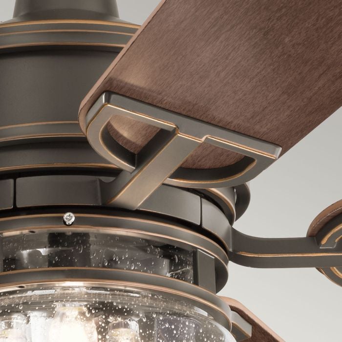 Elstead Lighting Lyndon Patio - 52in / 132cm Fan - Olde Bronze