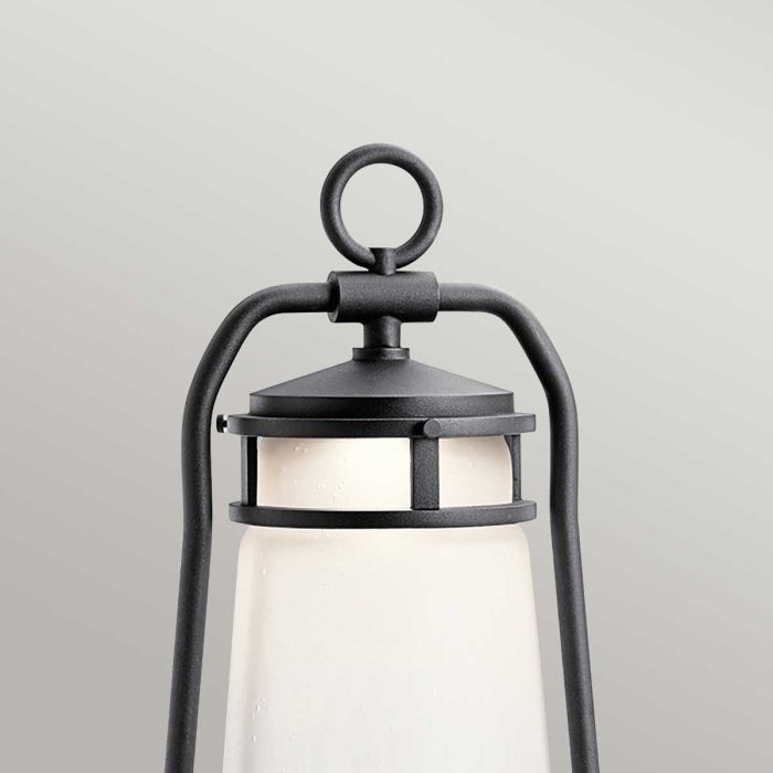 Elstead Lighting Lyndon Portable Bluetooth Speaker Lantern - EU Plug - Textured Black