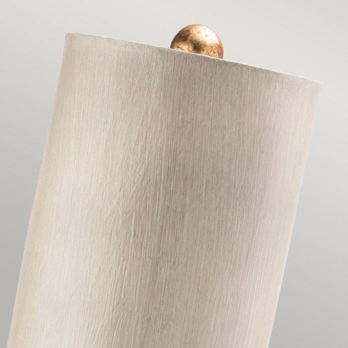 Elstead Lighting Madison 1 Light Table Lamp - Putty Patina Gold Leaf With Putty Patina Shade