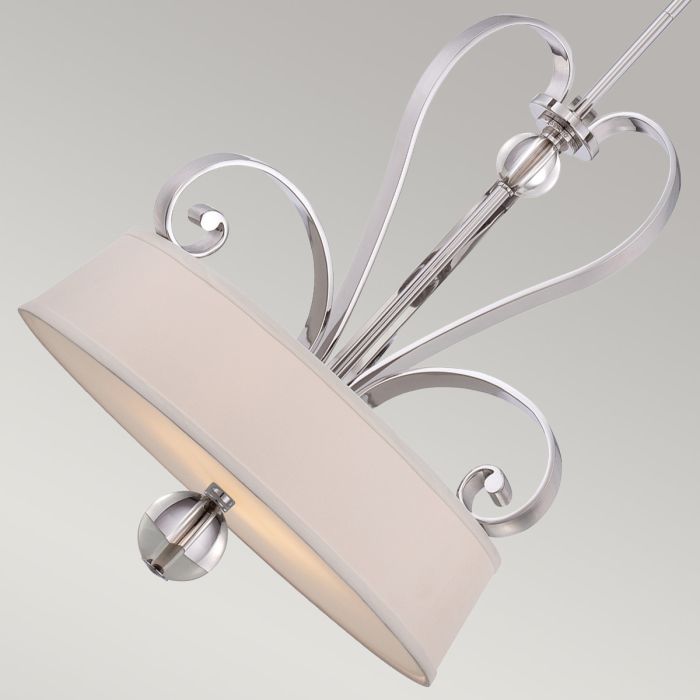 Elstead Lighting Madison Manor 4 Light Pendant - Imperial Silver