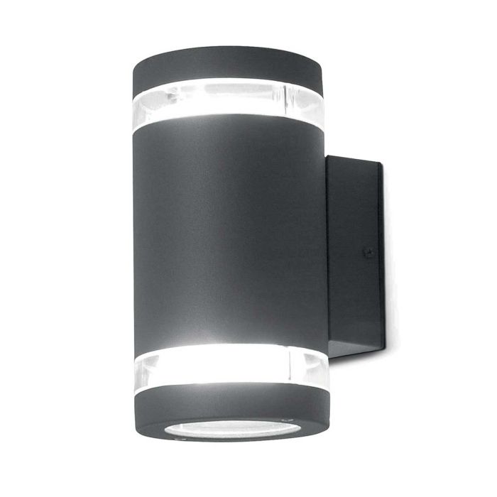 elstead lighting Magnus 2 Light Wall Light - Graphite