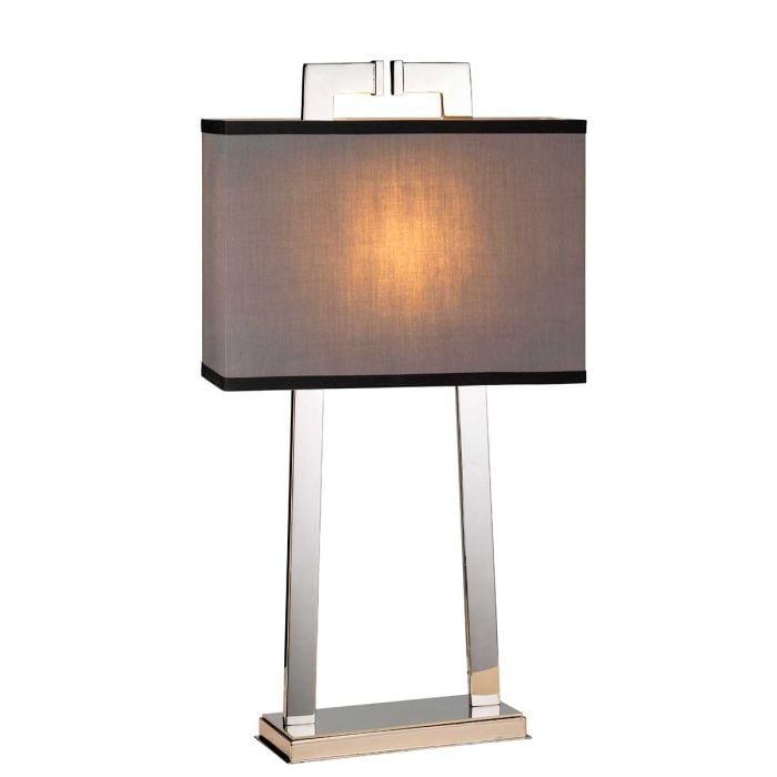 elstead lighting Magro 1 Light Table Lamp - Polished Nickel