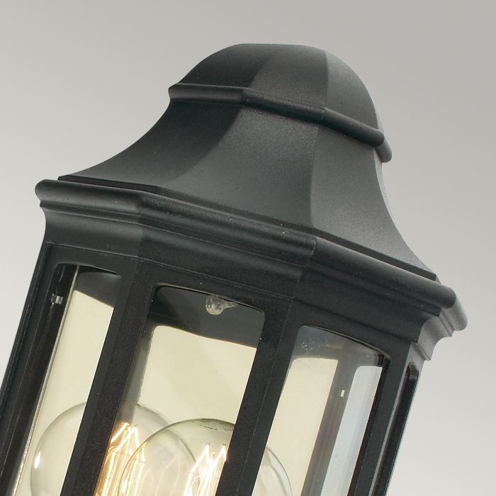 Elstead Lighting Malaga Mini 1 Light Mini Wall Lantern - Black