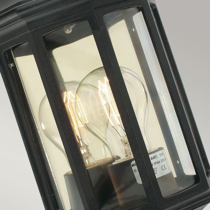 Elstead Lighting Malaga Mini 1 Light Mini Wall Lantern - Black