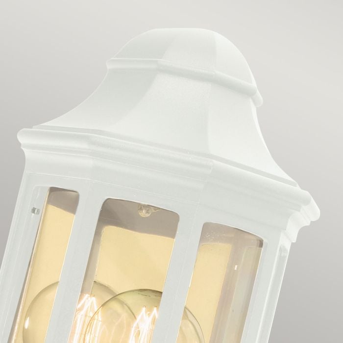 Elstead Lighting Malaga Mini 1 Light Mini Wall Lantern - White