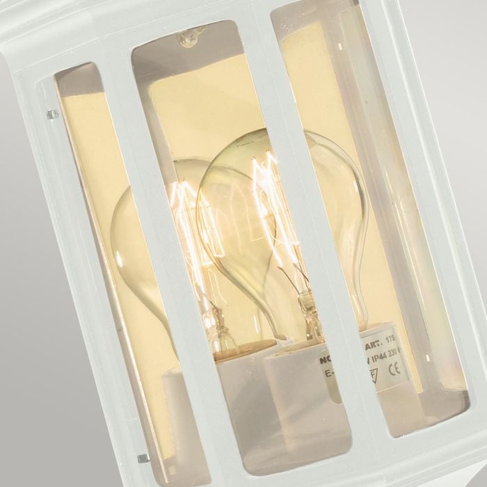 Elstead Lighting Malaga Mini 1 Light Mini Wall Lantern - White