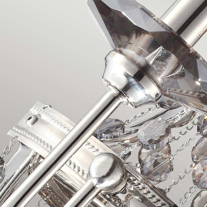 Elstead Lighting Malia 2 Light Wall Light - Polished Nickel