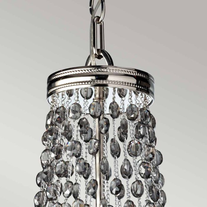 Elstead Lighting Malia 8 Light Chandelier - Polished Nickel