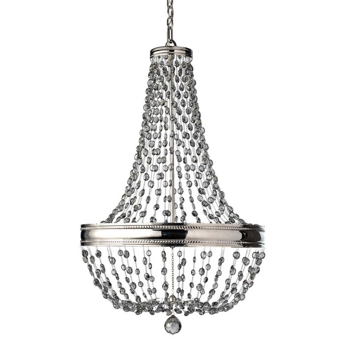 elstead lighting Malia 8 Light Chandelier - Polished Nickel