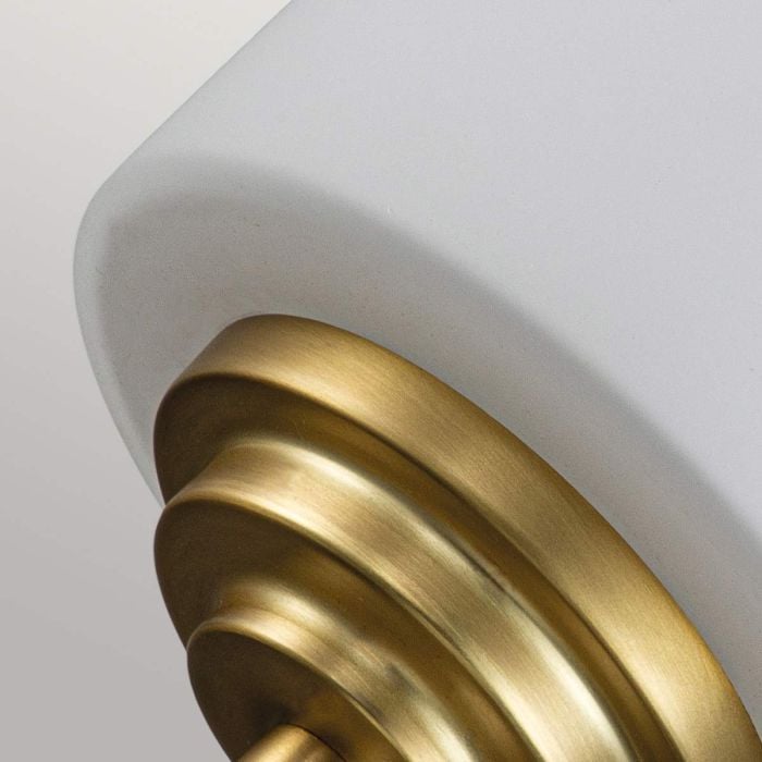 Elstead Lighting Malibu 1 Light Wall Light - Brushed Brass