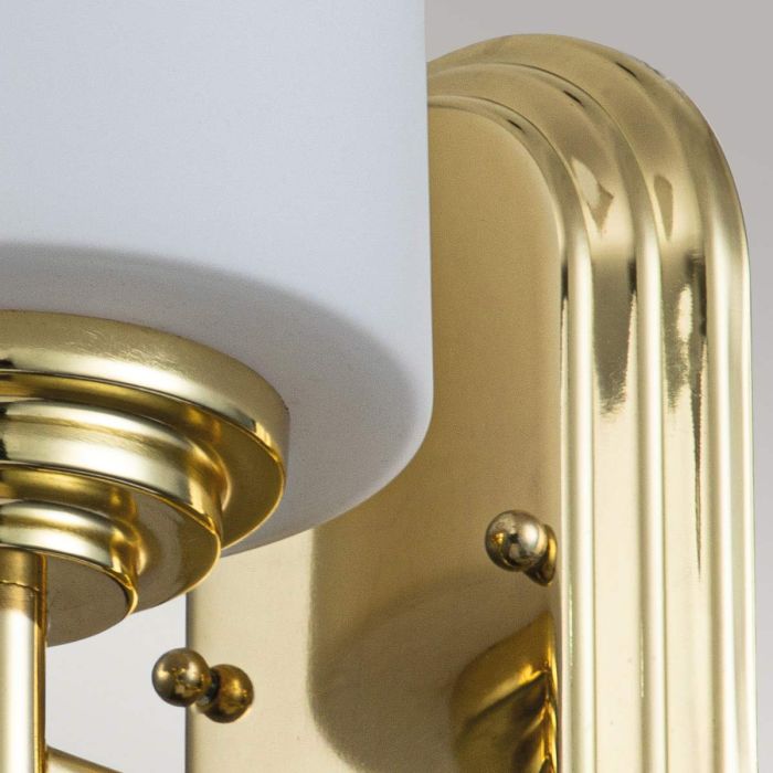 Elstead Lighting Malibu 1 Light Wall Light - Polished Brass