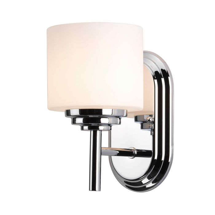 elstead lighting Malibu 1 Light Wall Light - Polished Chrome