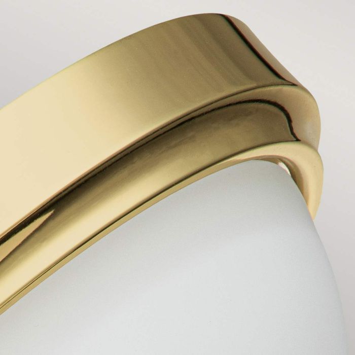 Elstead Lighting Malibu 2 Light Flush - Polished Brass