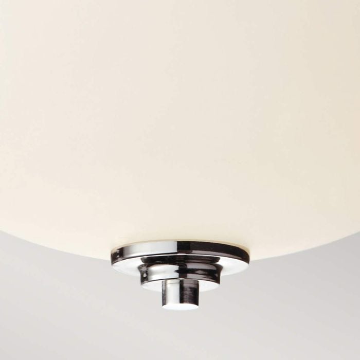 Elstead Lighting Malibu 2 Light Flush - Polished Chrome