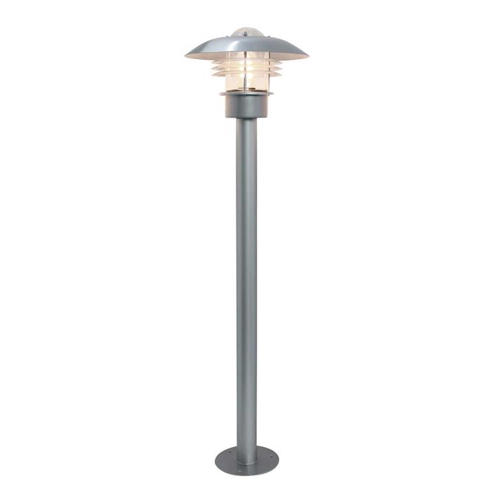 elstead lighting Malmo 1 Light Bollard - 304 SS/Silver