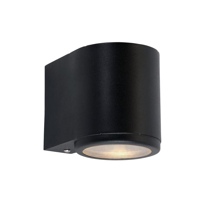 elstead lighting Mandal 1 Light Down Wall Light Black