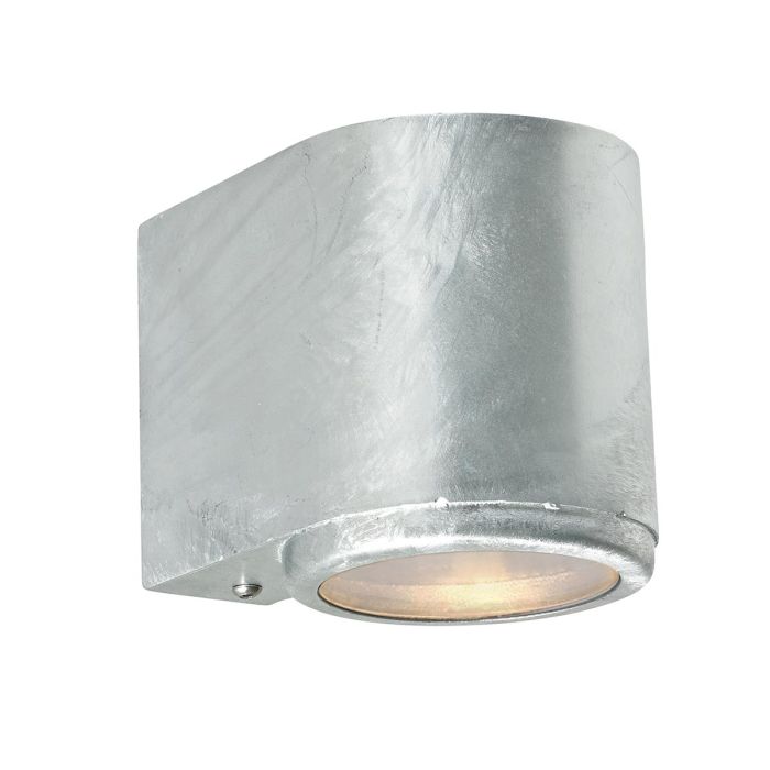 elstead lighting Mandal 1 Light Down Wall Light Galvanised