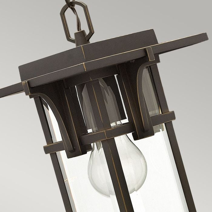 Elstead Lighting Manhattan 1 Light Chain Lantern - Oil Rubbed Bronze