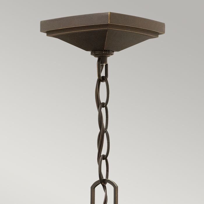Elstead Lighting Manhattan 1 Light Chain Lantern - Oil Rubbed Bronze