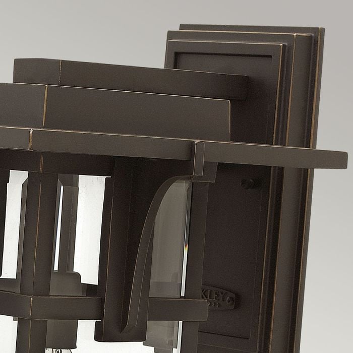 Elstead Lighting Manhattan 1 Light Large Wall Lantern - Oil Rubbed Bronze