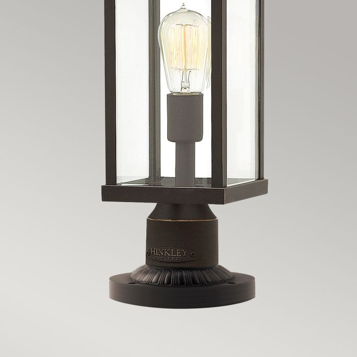 Elstead Lighting Manhattan 1 Light Pedestal - Oil Rubbed Bronze