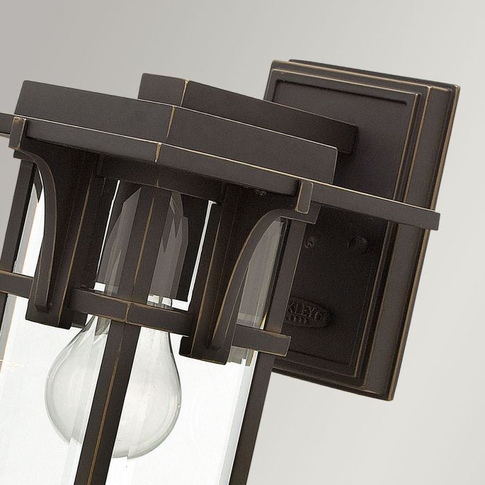 Elstead Lighting Manhattan 1 Light Small Wall Lantern - Oil Rubbed Bronze