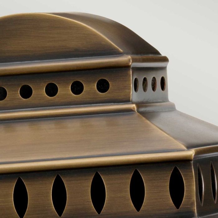 Elstead Lighting Mansion House 1 Light Wall Lantern - Aged Brass