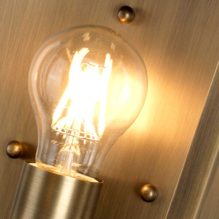 Elstead Lighting Mansion House 1 Light Wall Lantern - Aged Brass