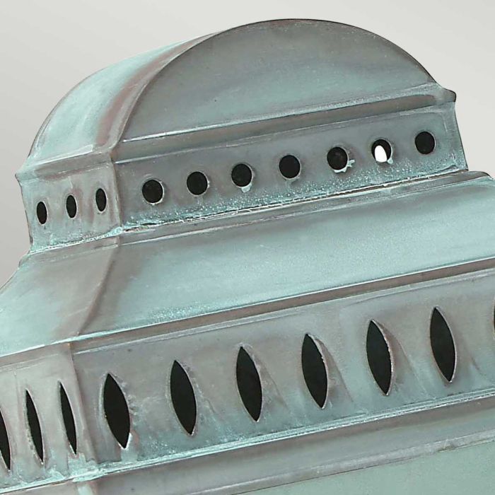 Elstead Lighting Mansion House 1 Light Wall Lantern - Verdigris