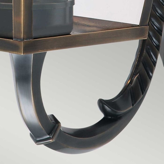 Elstead Lighting Mansion House 3 Light Wall Lantern - Aged Brass