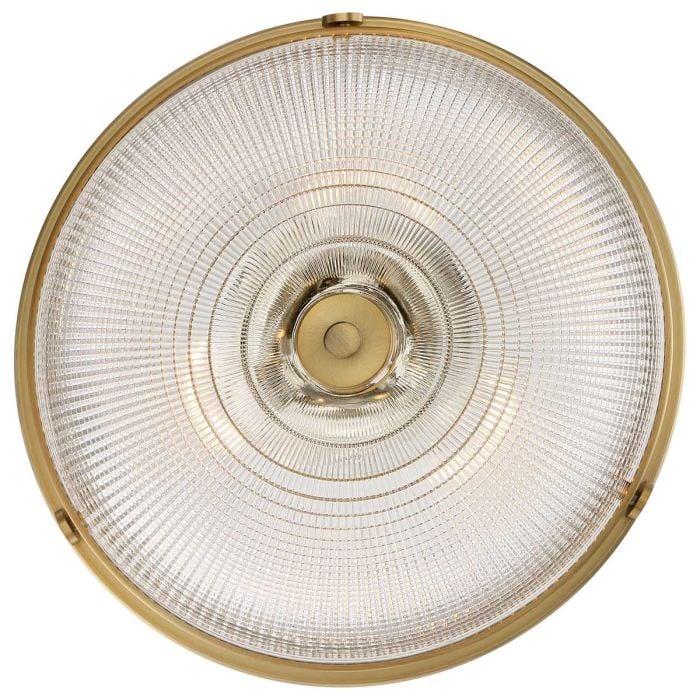 Elstead Lighting Mantle 2 Light Semi-Flush - Weathered Brass