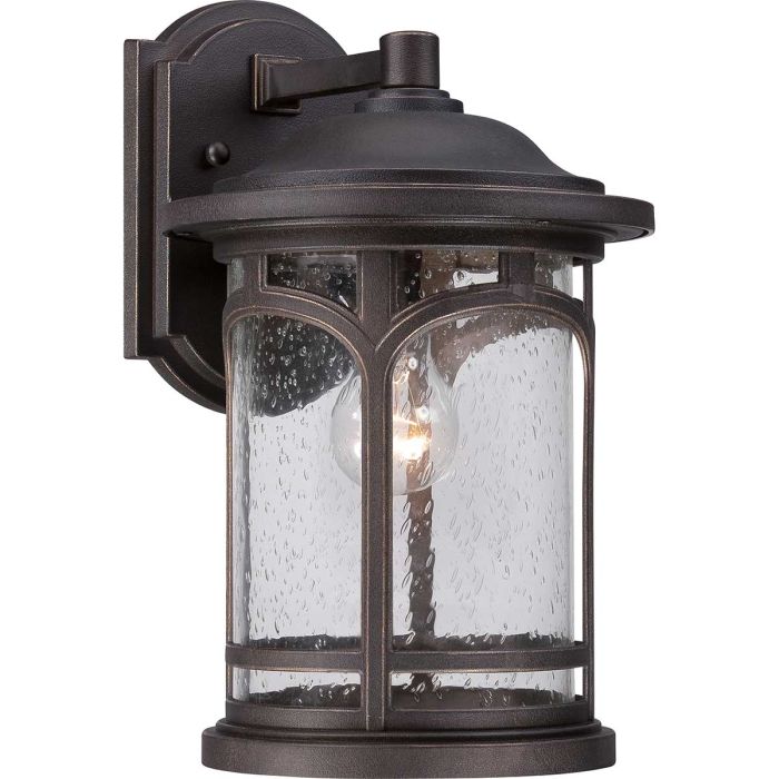 elstead lighting Marblehead 1 Light Medium Wall Lantern - Palladian Bronze
