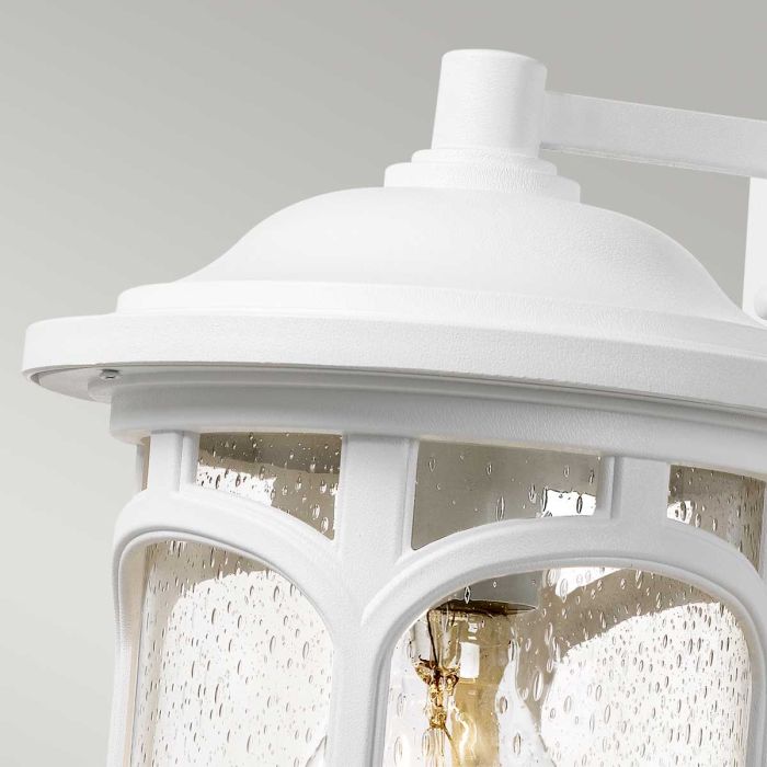 Elstead Lighting Marblehead 1 Light Medium Wall Lantern - White