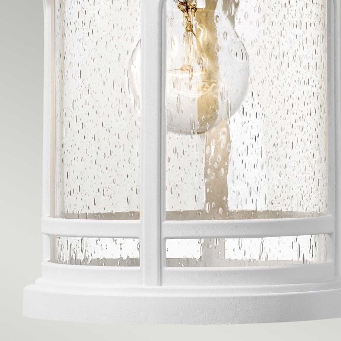 Elstead Lighting Marblehead 1 Light Medium Wall Lantern - White