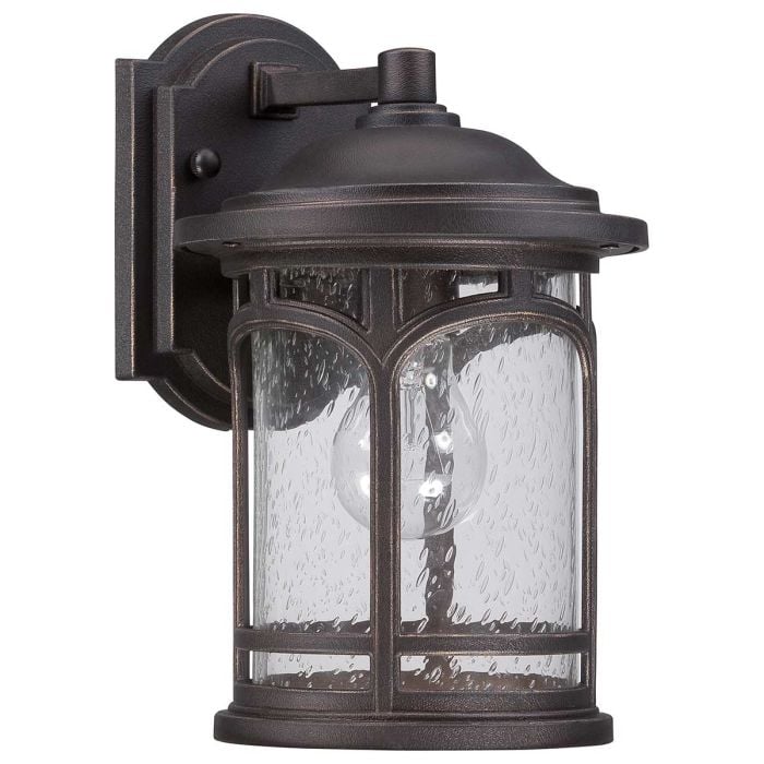 Elstead Lighting Marblehead 1 Light Small Wall Lantern - Palladian Bronze