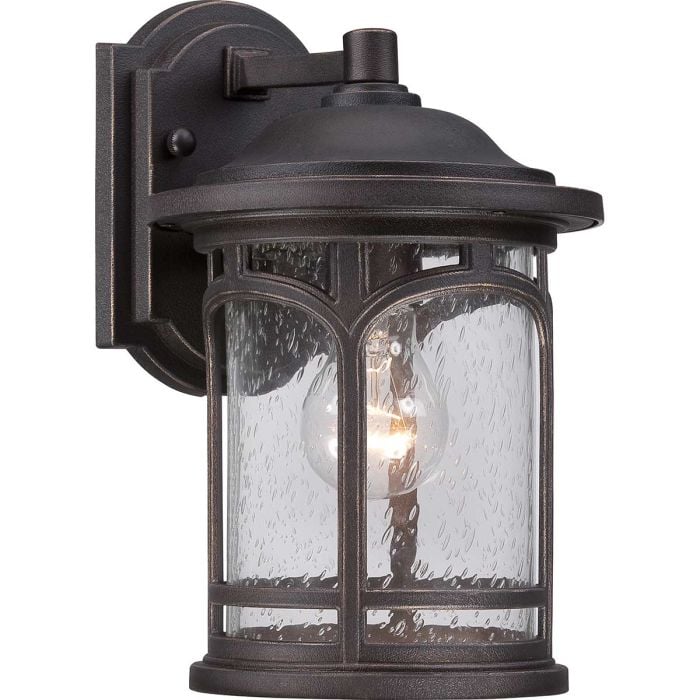 elstead lighting Marblehead 1 Light Small Wall Lantern - Palladian Bronze