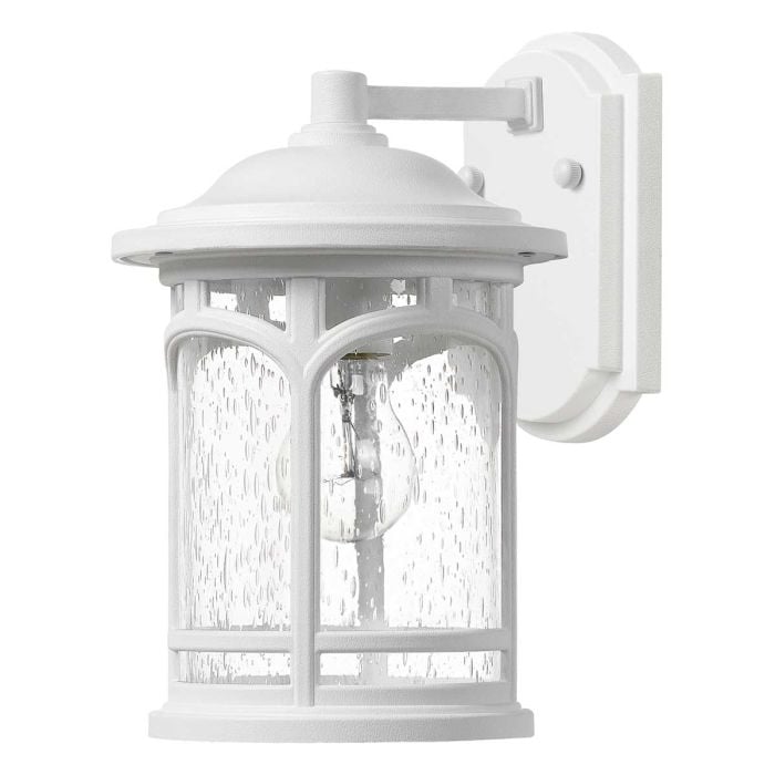 Elstead Lighting Marblehead 1 Light Small Wall Lantern - White