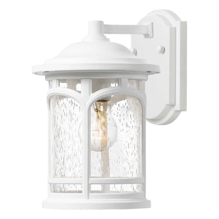 elstead lighting Marblehead 1 Light Small Wall Lantern - White