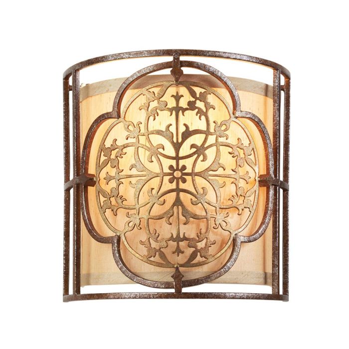 elstead lighting Marcella 1 Light Wall Light - British Bronze/Oxidized Bronze