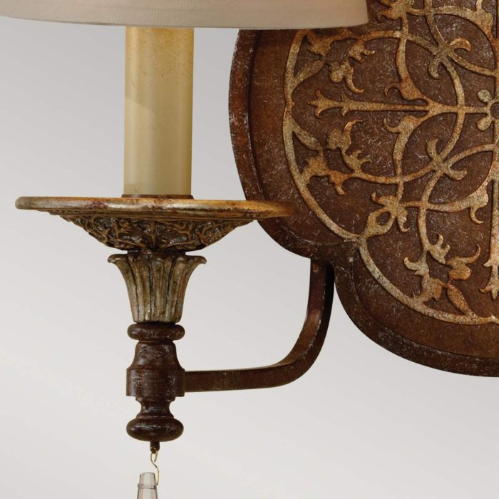 Elstead Lighting Marcella 2 Light Wall Light - British Bronze/Oxidized Bronze