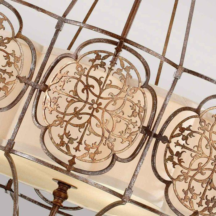 Elstead Lighting Marcella 4 Light Chandelier - British Bronze/Oxidized Bronze