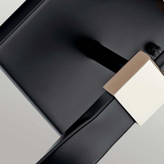 Elstead Lighting Marette 1 Light Wall Light - Black And Nickel