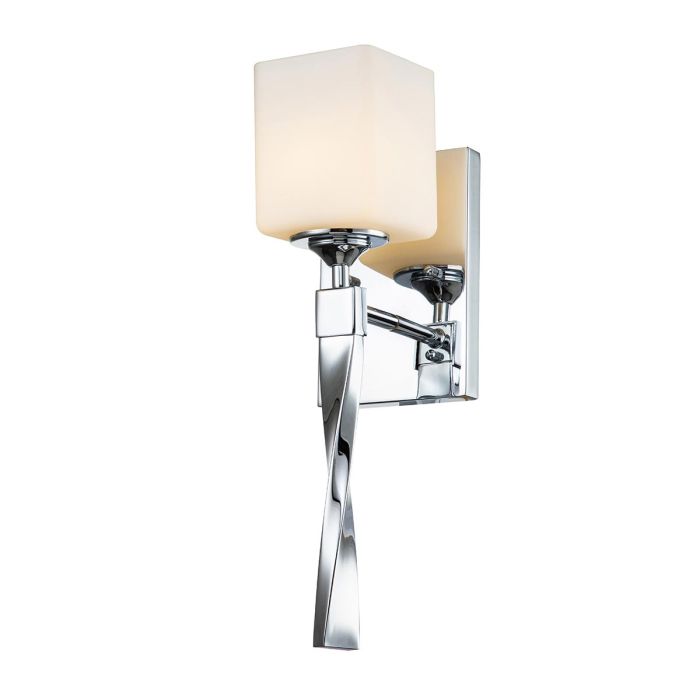 elstead lighting Marette 1 Light Wall Light - Polished Chrome