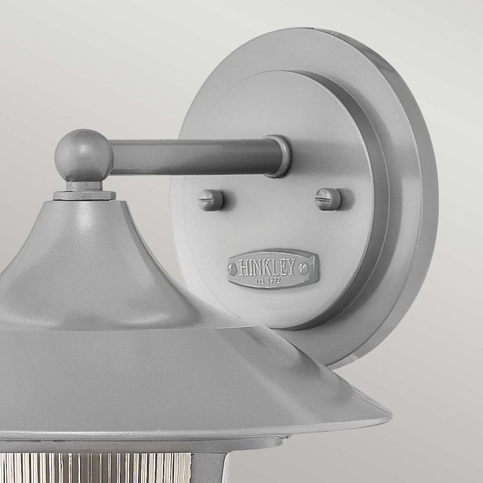 Elstead Lighting Marina 1 Light Medium Wall Lantern - Silver