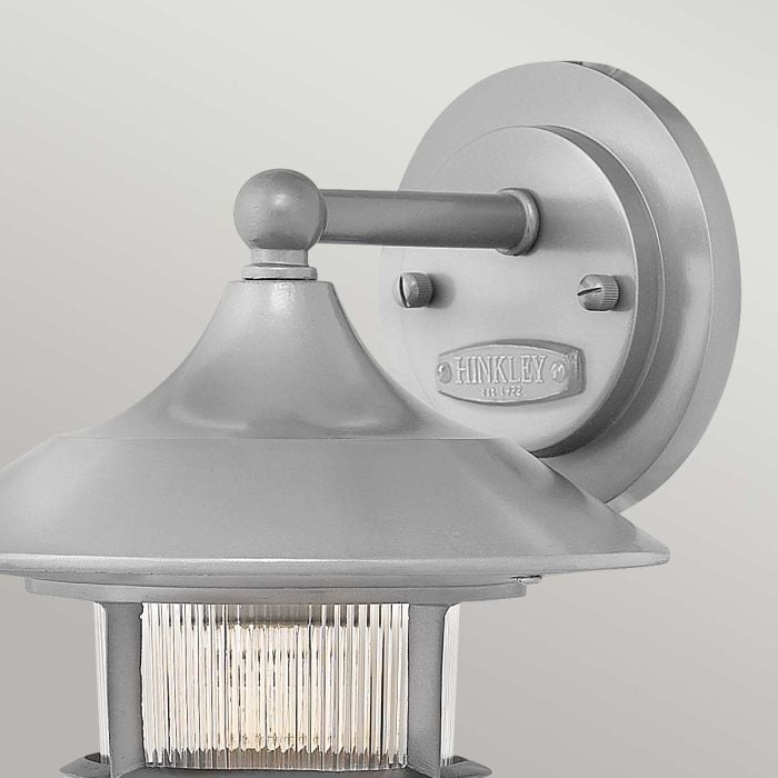 Elstead Lighting Marina 1 Light Small Wall Lantern - Silver