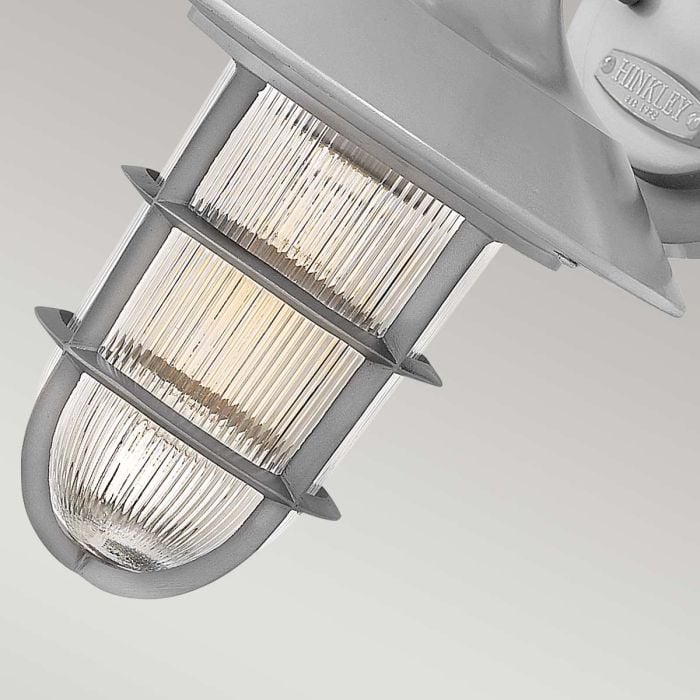 Elstead Lighting Marina 1 Light Small Wall Lantern - Silver