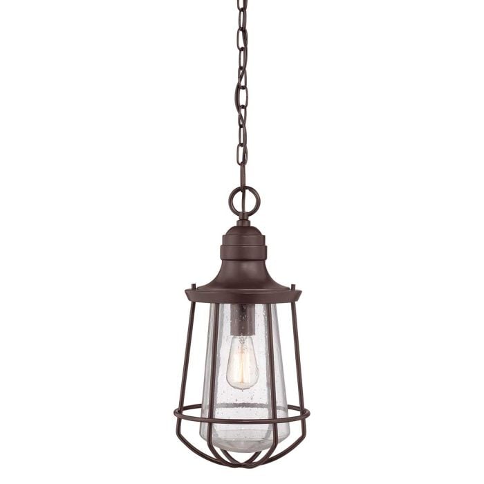 elstead lighting Marine 1 Light Large Chain Lantern - Western Bronze