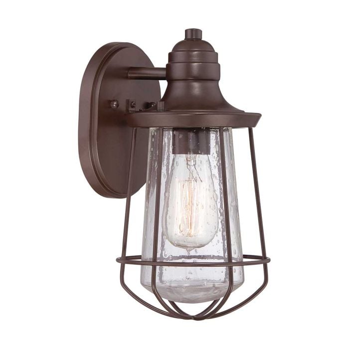 elstead lighting Marine 1 Light Small Wall Lantern - Western Bronze